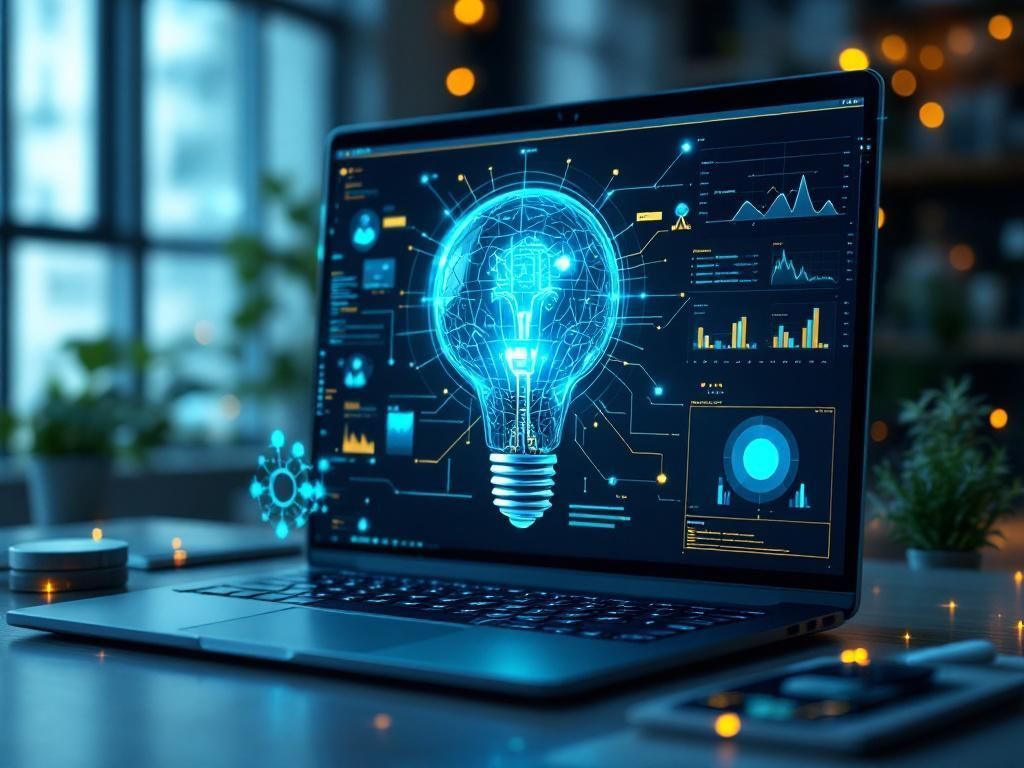 Scrivania con laptop e taccuino per organizzare requisiti